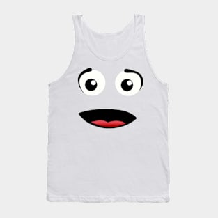 Emoji - scary face Tank Top